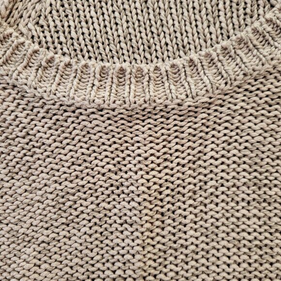 Pink long sleeve knitted cropped sweater - Picture 3 of 3